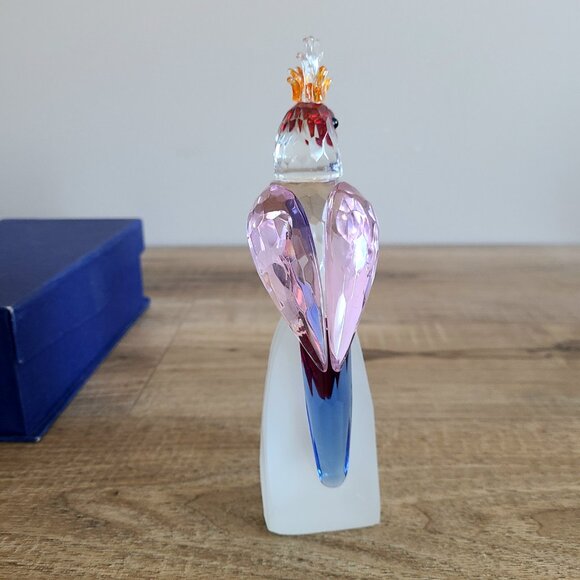 Glass parrot figurine in original box - Picture 8 of 10